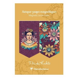 P0130-1335 - Mgneses Knyvjelz Clairefontaine Frida Kahlo, 10,5x15,5 Cm
