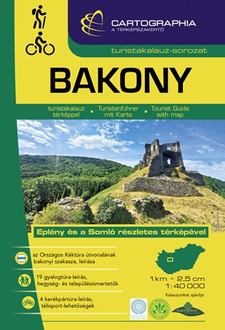 - - Bakony Turistakalauz 1 : 40 000 (Spirl)