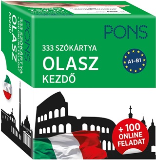  - Pons 333 Szkrtya Olasz Kezd + 100 Online Feladat